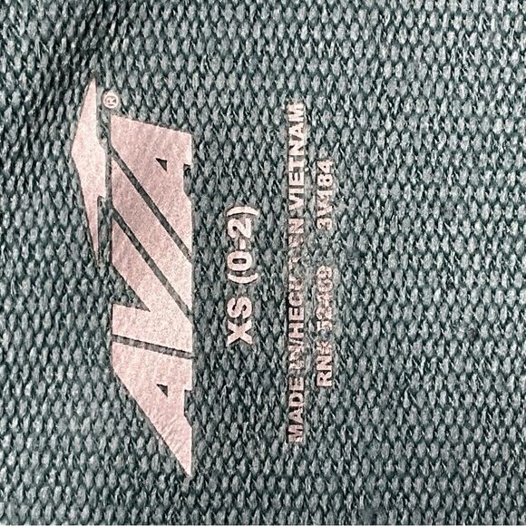 Avia Green Wrap-Front Pullover Sweatshirt Size XS - Picture 5 of 6